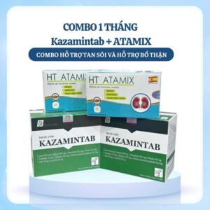 Combo sau tán sỏi Atamix + Kazamintab