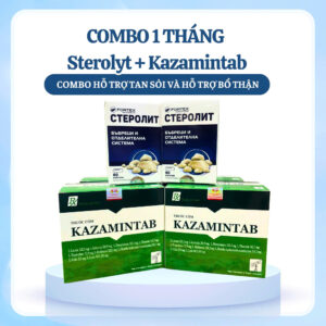 Combo kép hỗ trợ tan sỏi và bổ thận